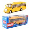 Simulation Alloy Yellow School Bus Model Toy With Sound And Functions Light