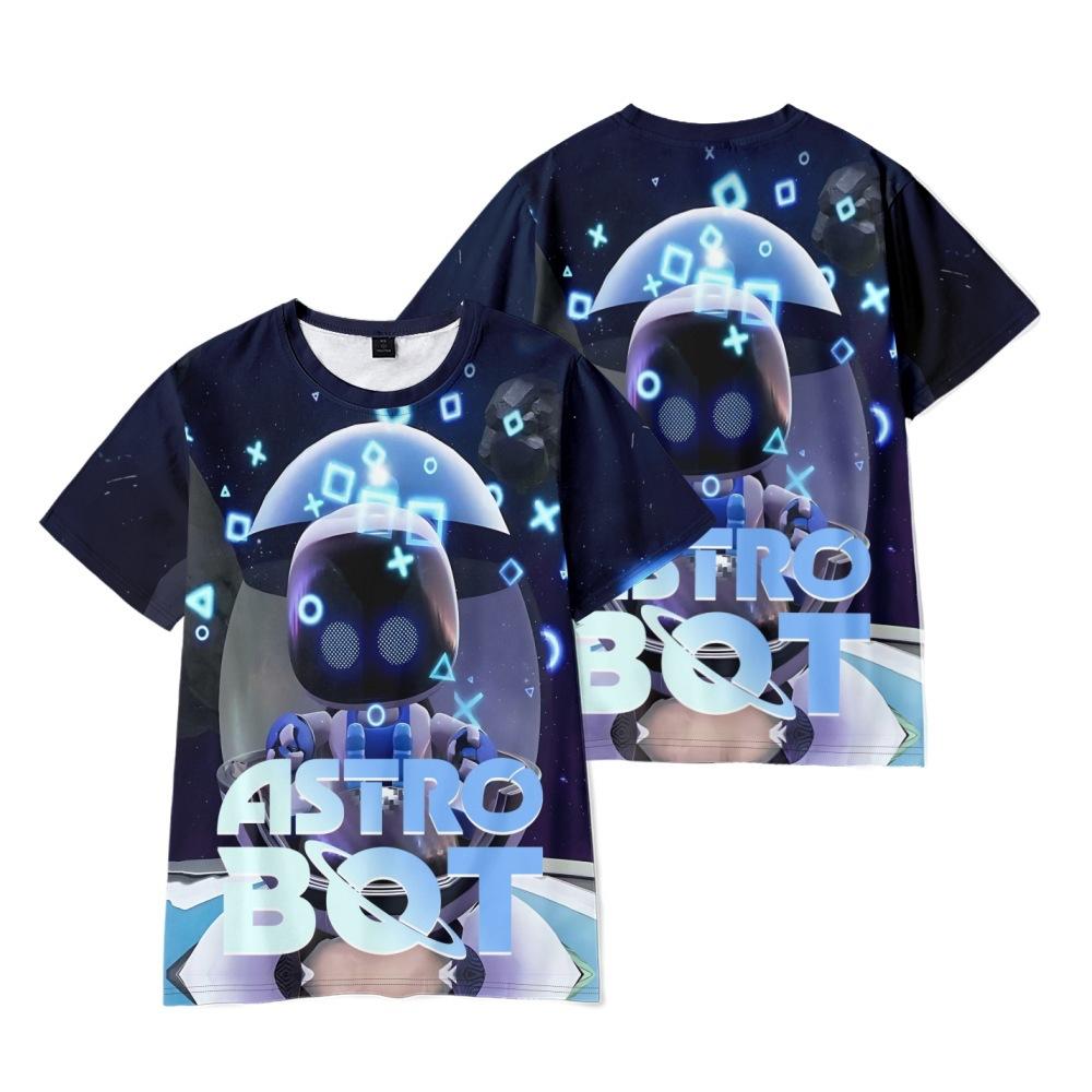7 Colors Funny Astro Bot Anime T Shirt Cool Men's Tshirt O Neck Casual Unisex Streetwear Fashion Tee Camisetas Ropa Hombre