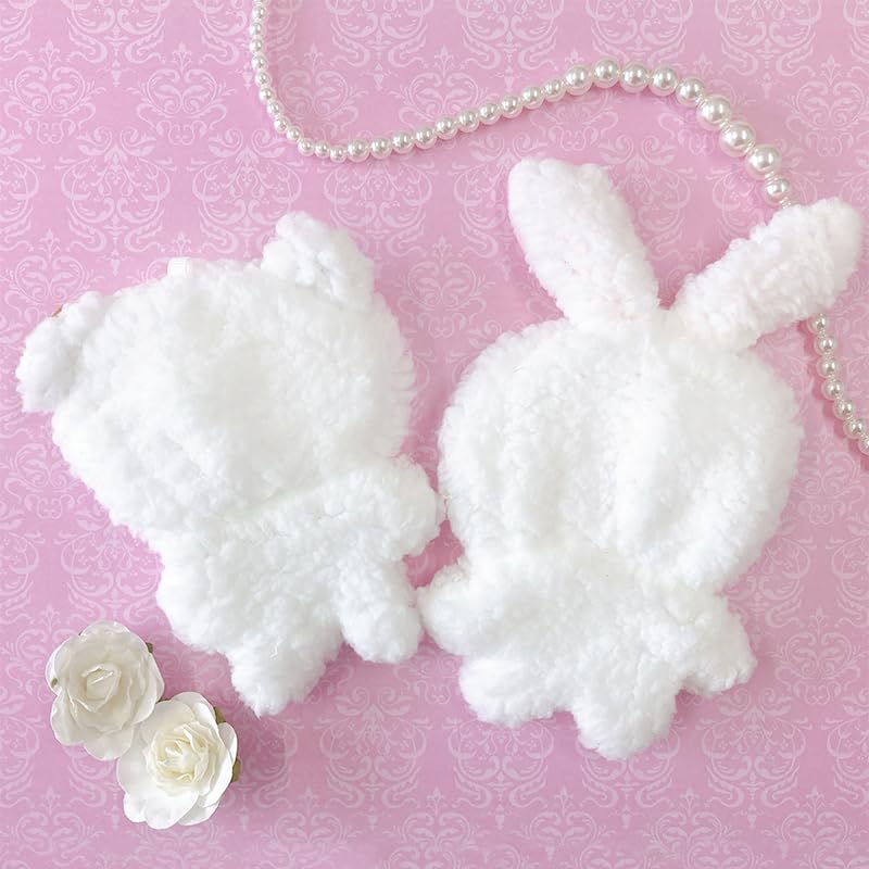 Flauschiges Plüsch-Kigurumi (10cm Hase) Weiß von g.triger, für Oshi-Nui (Plüschtiere) [Produktcode]