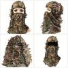 1pc Suit Camouflage Leafy Hat 3D Full Face Mask Headwear Turkey Camo Hunter Hunting Accessories