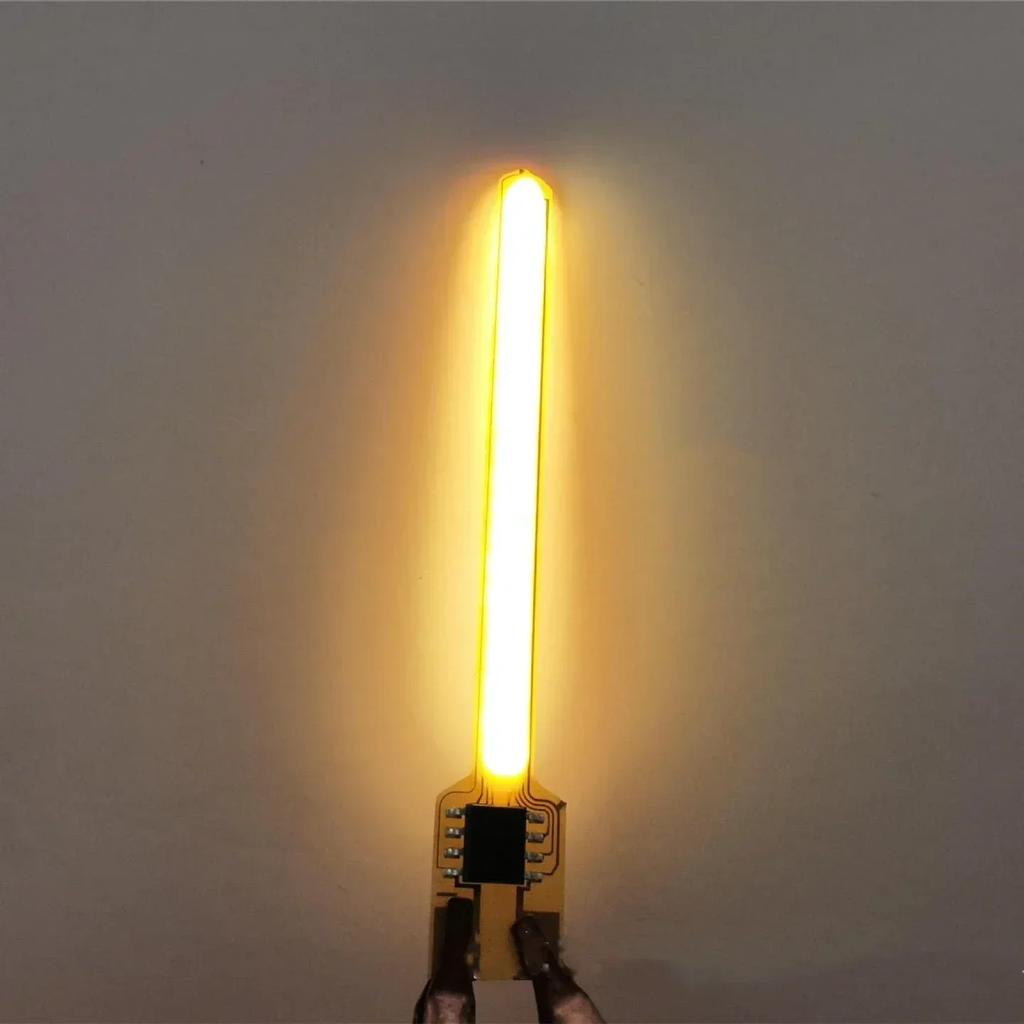 70 59MM DC3V Meteor Shower Filament Flowing Water Lamp Bring A Box LED COB Filament Diodes Parts Incandescent Light Accessories