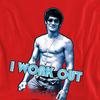 Bruce Lee Unisex Adult I Work Out Sweatshirt