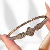 2026 Micro-inlaid 18K Gold Gypsy Cross Bracelet Light Luxury Fashion X Diamond Bracelet Hand Jewelry
