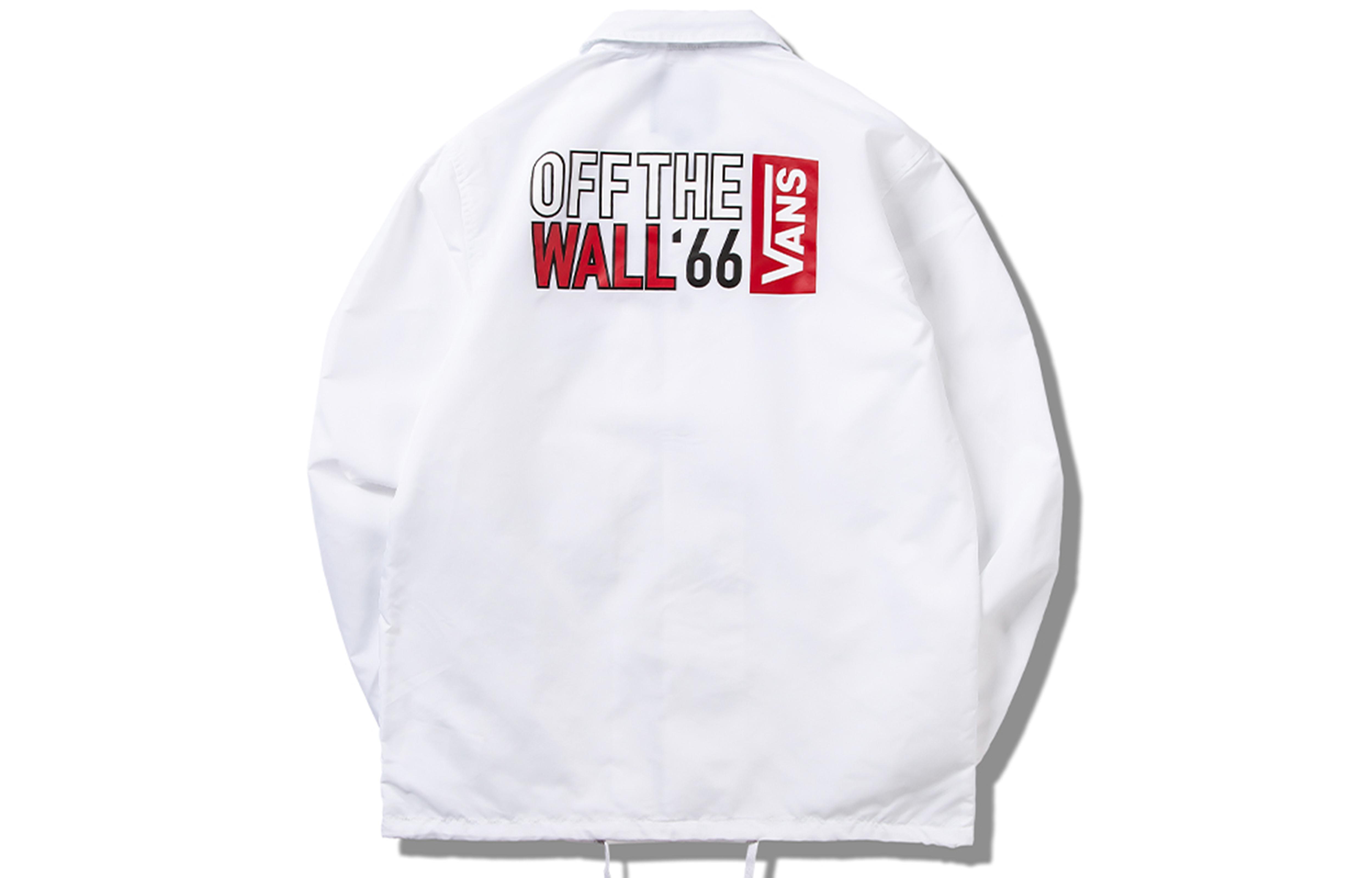 Vans Jackets Men s White Lapel Moderate Other VN0A4UR7WHT M