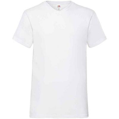 FRUIT OF THE LOOM Unisex Adult Valueweight V Neck T-Shirt