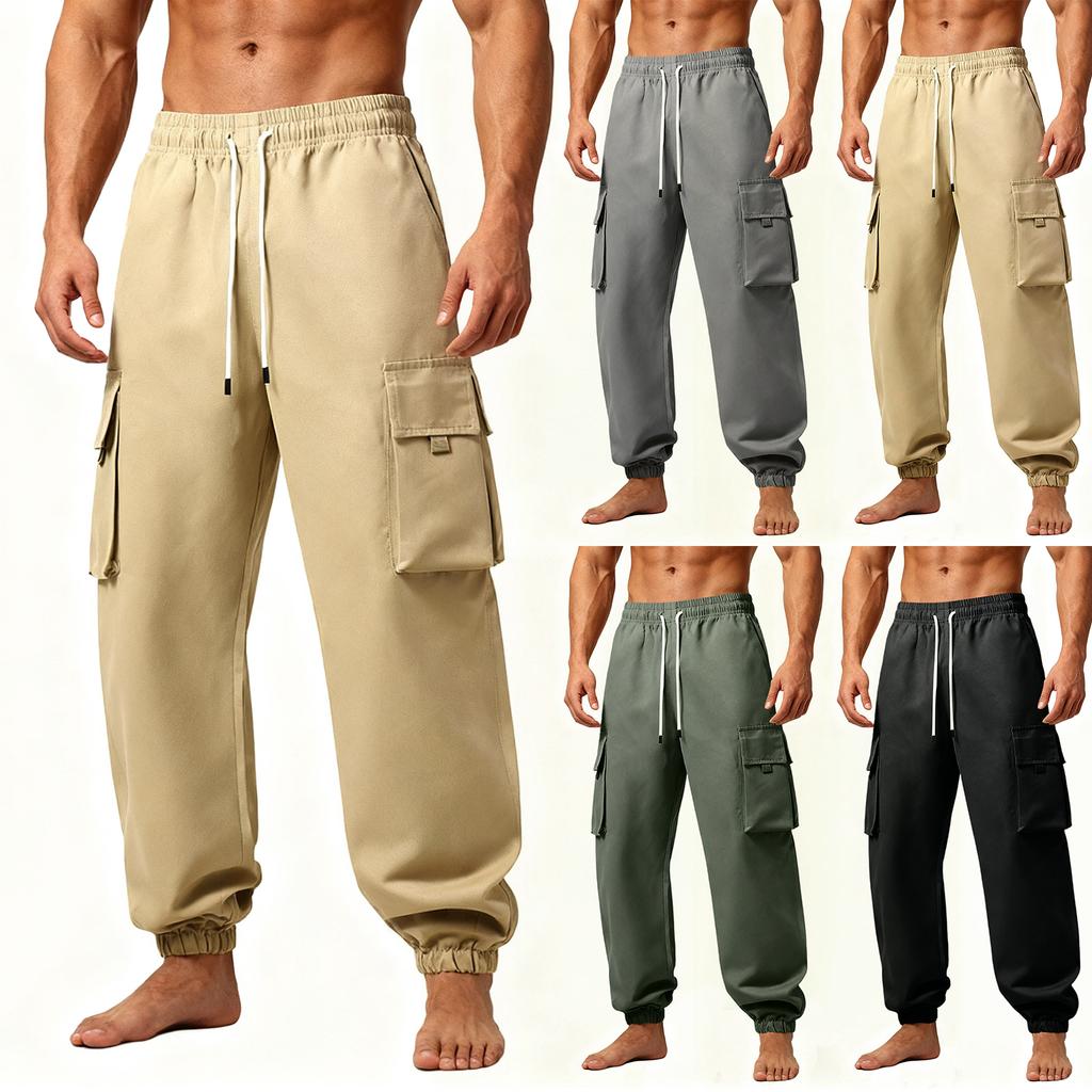 Men's Fashion  Leisure  Middle Waist  Long Style  Casual Pants