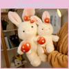 Bunny Plush Mushroom Rabbit Doll White Stuffed Animal Birthday Gift Decoration