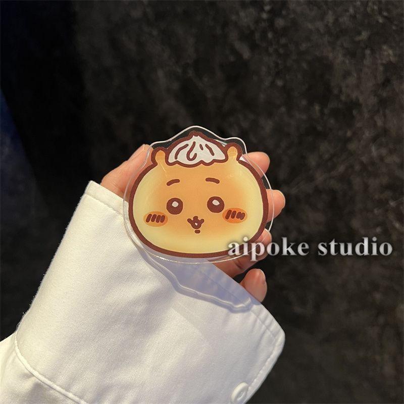 

New Cartoon Japanese Korean Giekawa Usaqi Small Eight Magnetic Phone Stand With Scalable Lazy God Tool