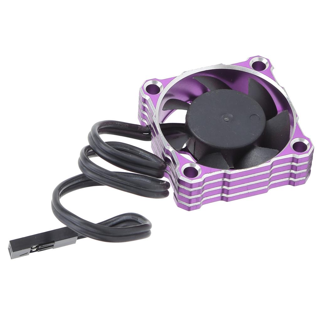 RC Car Cooling Fan Waterproof for Competition High Speed Motor 16000rpm 30 X 30mm 59V(Purple )