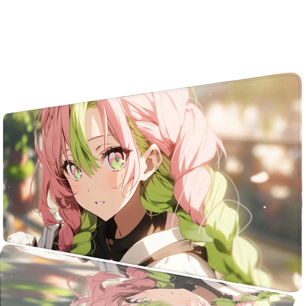 1pc Demon Slayer Kanroji Mitsuri Floor Mat Mouse Mat Desk Mat With Pad Gaming Accessories Prime Gaming XXL Keyboard Pad Padding