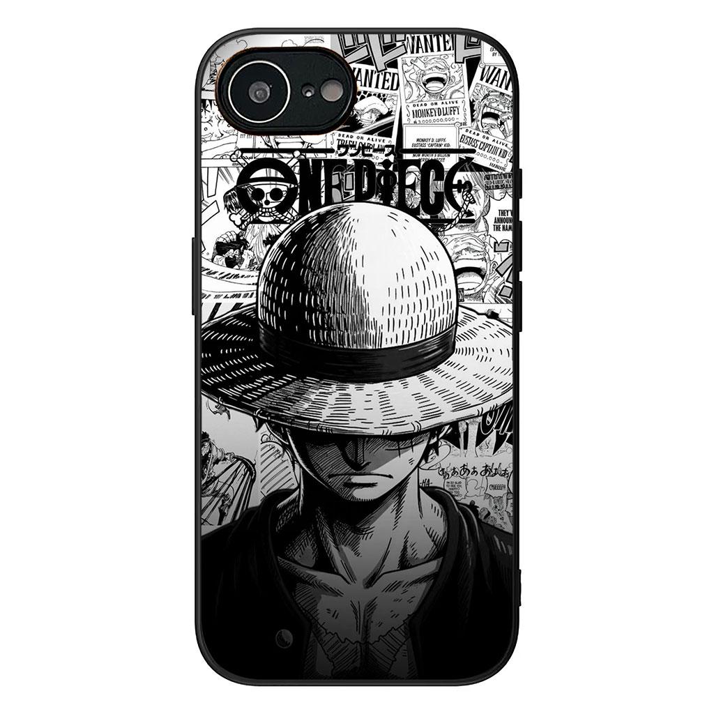 For Samsung Galaxy A25 A37 A57 A12 A14 A41 A50 A51 A70 A71 A72 A21S A04 M15 Note 20 9 8 10 Case Cartoon Luffy Sanji One Piece