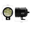 1pcs Motorcycle Light L6X Motorcycle LED Headlight Waterproof 6LED Driving Spotlight Front Fog Light Auto Parts 2026 New