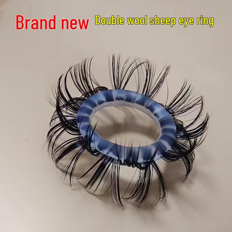 Silicone Sheep Eye Ponytail Cock Ring Hair Tie