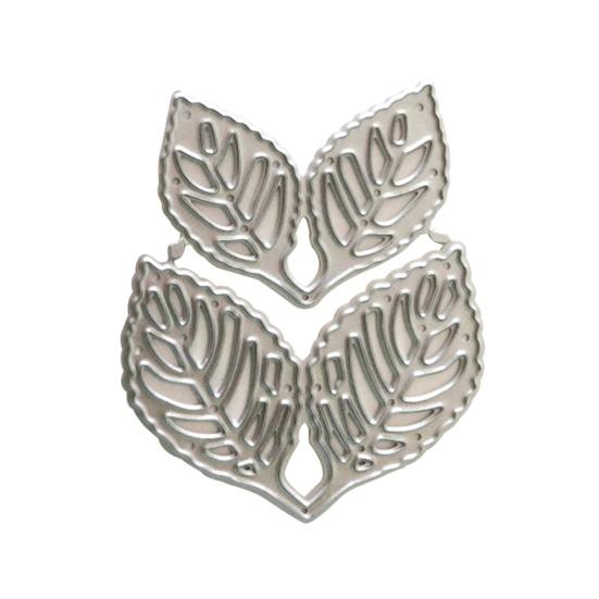 

Листья металлический штамп для скрапбукинга тиснение карты изготовления DIY ремесло трафарет серебряный