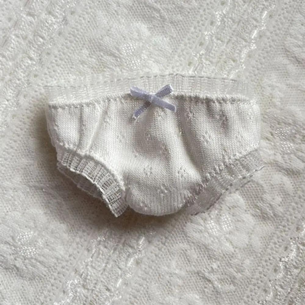 20cm Cotton Dolls Underpant Knickers Doll Fashion Clothes Underwear Panties for 1/11 ob11 Dolls for 1/12bjd Doll Clothing