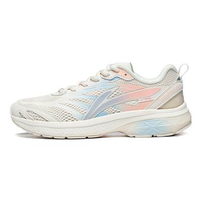 Li Ning Fuyao Textile, Synthetic Leather Cushioning Slip Resistant Breathable Low Top Running Shoes Women's ARXT014-8