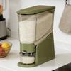 Rice Storage Box Sealed Moisture Proof Insect Proof with Push Food Storage Box Dry Food Rice Dispenser Home Kitchen Storage