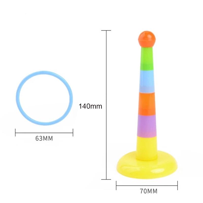 Parrot Finger Basketball, Skateboard Claw Machine, Shopping Cart, Educational Stacking, and Ring Toss Toy Set