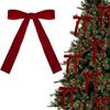 Mit Kabelbinder Weihnachtsbaumschmuck Vintage Samt-Weihnachtsschleifen Samtband-Schleifen Haarseil
