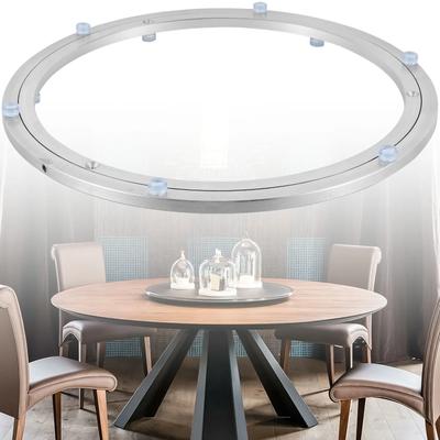 Plato giratorio metálico de 14 pulgadas Rodamiento giratorio de alta resistencia Capacidad de carga máxima 110 kg Mesa de comedor redonda Placa giratoria suave para