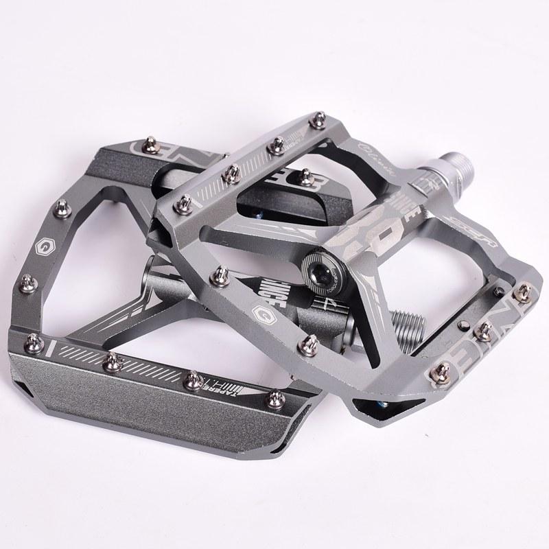 ENLEE KRSEC MTB Pedals, CNC Aluminum, High Strength, Wide Platform, Front Lock, Chromoly Axle Bicycle accessories