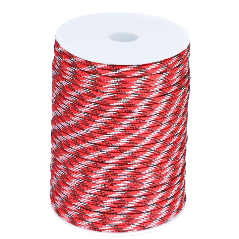 Paracord Exterior 100m 7 Miezuri 4mm: Ideal pentru Pasionații Militari și Brățări de Supraviețuire