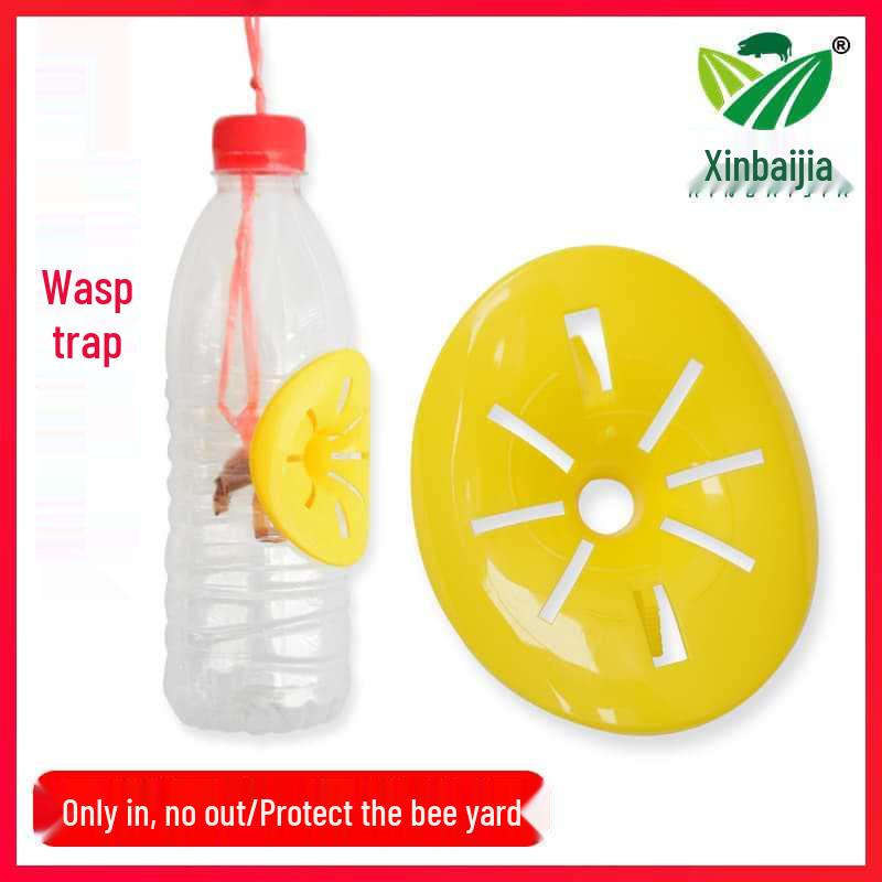 Wasp Trap Tool: Plastic Collector for Catching Wasps and Hornets, Protects Honeybees at Bee Farms