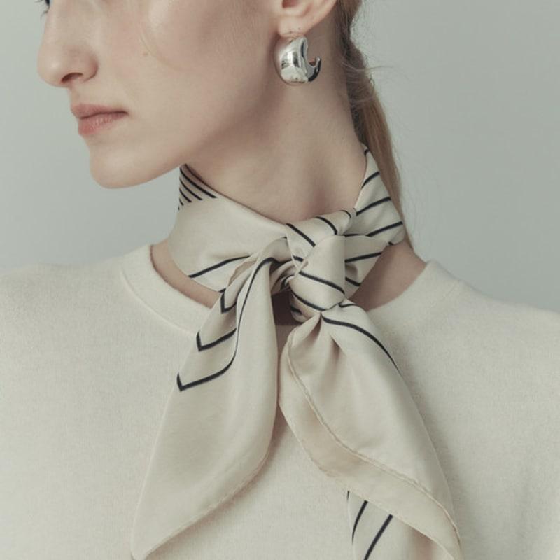 

BB’DE SOLI’DE mild silk scarf (3color) bronze