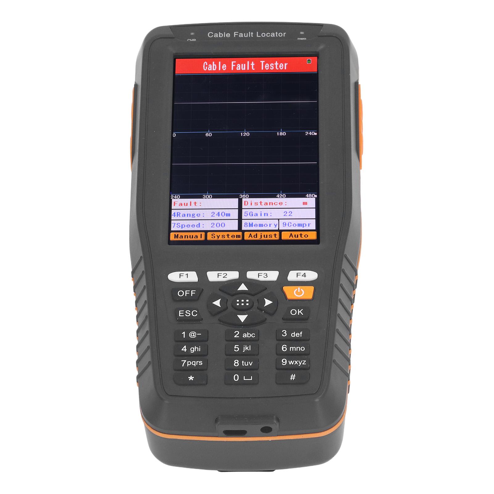 Cable Fault Tester 1KM Test Range LCD Color Screen TDR Coaxial Wire Locator abs