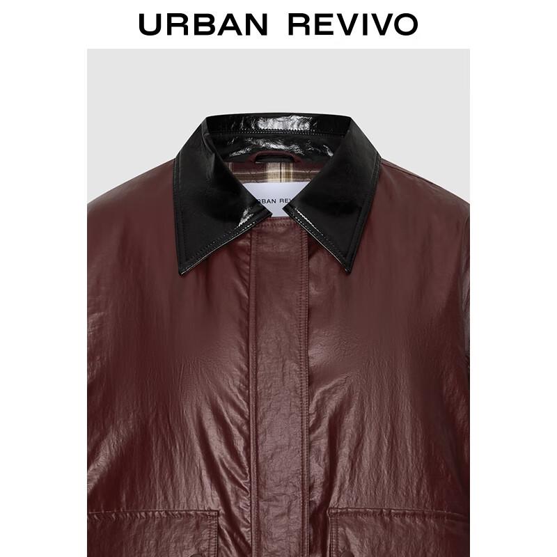 UR2025 Women's Retro Pleated Padded Jacket