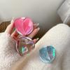 3D Heart-Shaped Laser Magnetic Airbag Phone Holder & Finger Ring