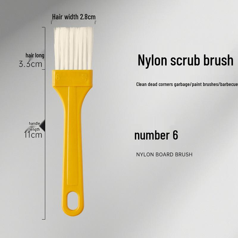 Nylon Bristle Art Brush with Wood Handle for Oil Painting
