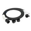 New Energy Vehicles Charger Plug Type 1 To Type 2 Single Phase 250V 16A 3.6KW 5m Long CE TUV Approved