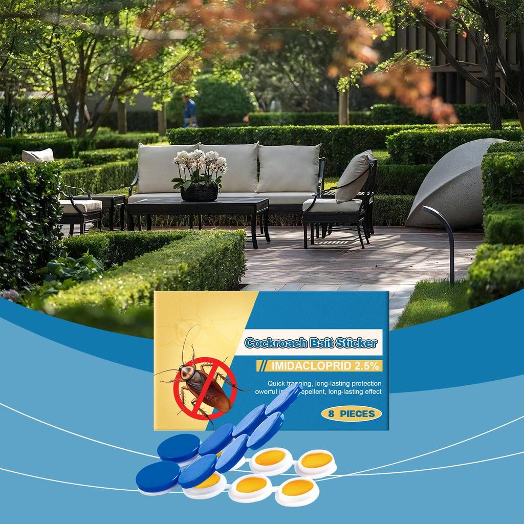 Insecticides Repel Cockroaches Household Insecticides Effective Odorless Pet Friendly Insecticides(8pcs/1box)