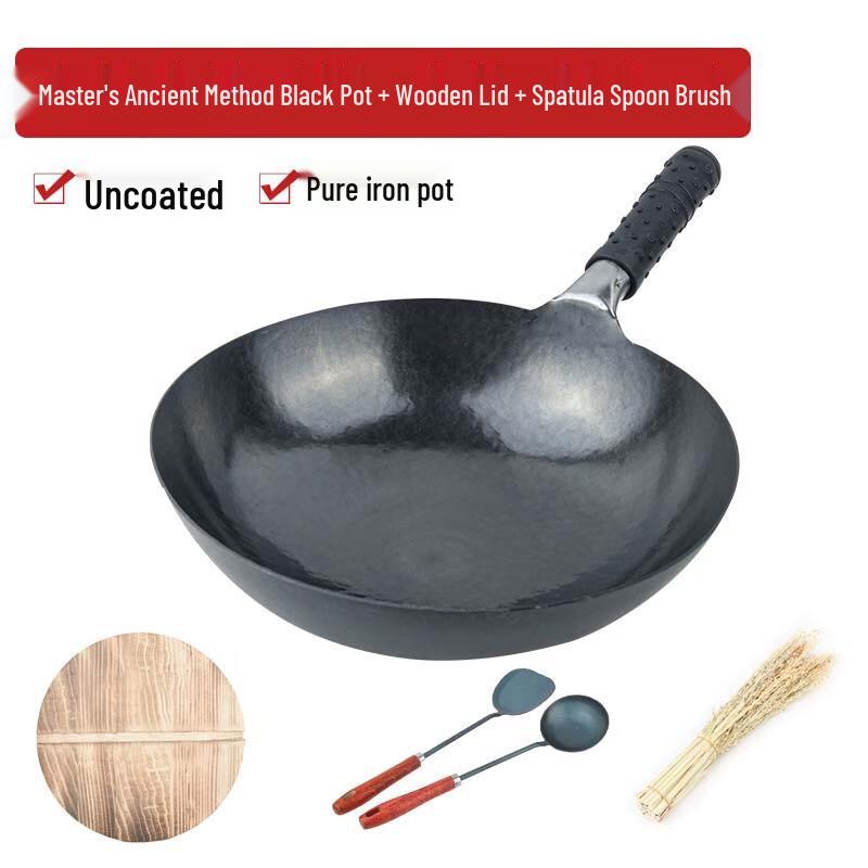 

Zhi Shi Hand-Forged Iron Stir-Fry Wok - 36cm