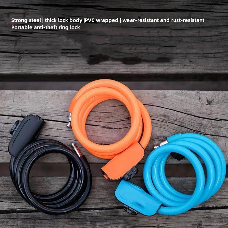 Bicycle Lock Electric Mountain Bike Cable Anti-theft Portable Lock Cable Riding Equipment Bicycle Accessories Fixed Cable Lock