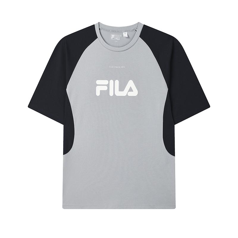 

FILA Fashion Knitted Short Sleeve T-Shirt Men Tops Marble-Blue-Green F11M519101FLG L