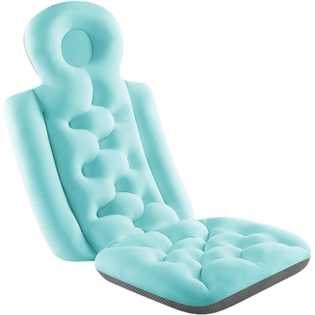 Coussin de bain pour tout le corps, coussin de bain de luxe, coussin de spa antidérapant pour baignoire, 10 ventouses, sandwich anti-fuite, unisexe