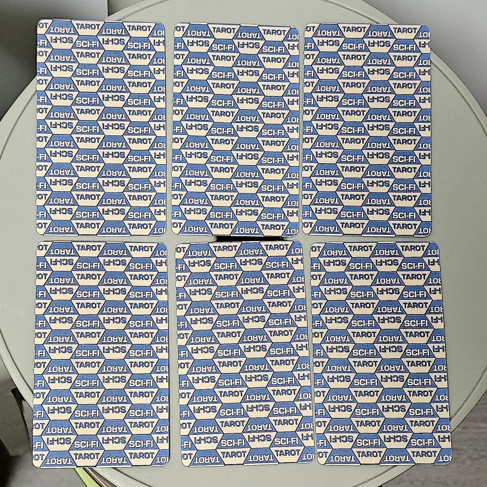 Todd Alcott's Sci-Fi Tarot, 10.3*6cm Science-Fiction-themed Tarot Deck, 78 Pcs Tarot Cards Based On Rider Waite System