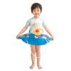 Eiwa Baby-Schwimmring mit Füßen und Hupe Perfekt für Wasser und Strände Blau (Fahrzeugteam) - Loch, Kordelzug, Seil, Griff, - Kleinkinder, Kinder,