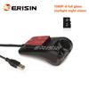 Erisin ES650K USB Camera DVR with 16GB Card Slot 1080P-6 Full Glass Starlight Night Vision Support Android 8.0 and Above