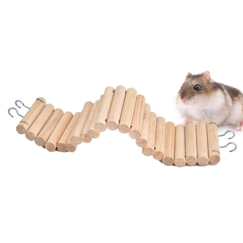 7.5*30cm Pet Hamster Parrot Climbing Soft Ladder Suspension Bridge Birds Toy