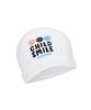Lenomasuyeongbog Kids' Smile Face Pu Swim Cap White Ro-Rc2E055-Wh