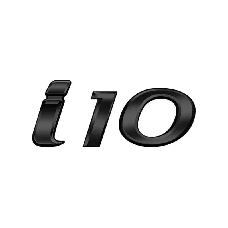 1Pc Logo Badge 3D Metal Emblem Decal I10 I20 I30 I40 Letter Sticker Auto Accessories