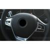 13-19 Steering Wheel Button Frame Matte Silver Cover Trim For BMW 3 4 Series GT