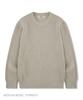 UNTAPPED STUDIO [Set] Viscose Hacci Collar Cardigan + Round Neck Knit