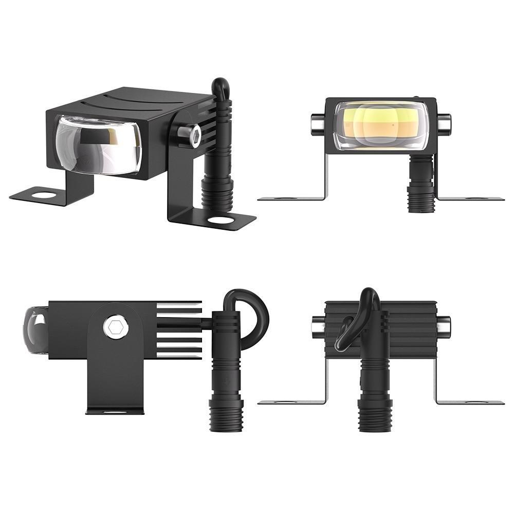 Two-Color LED Spotlights Durable Fog Spotlights New Motorcycle Spotlight  Motorcycle Work