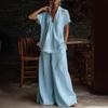 Hot Summer New Arrivals Women's Sleeveless Shirt Loose Pants Two-Piece Set