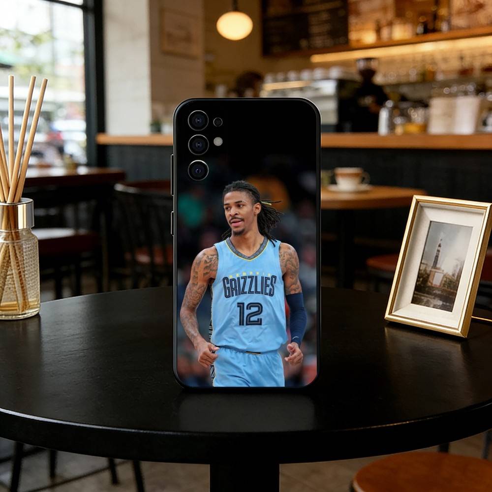 Ja Morant Phone Case For Samsung S25,S24,S21,S22,S23,S30,Ultra,S20,Plus,Fe,Soft Silicone Black Cover