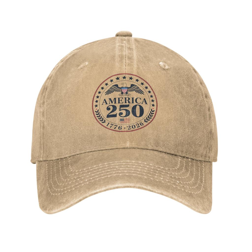 America Year Anniversary Printed Caps for Unisex Women Cotton Trucker Hat Lerisure Wear Baseball Cap Adjustable